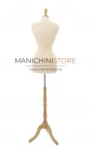 Busto sartoriale donna tg.42 base treppiede per Musei