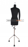 Busto donna sartoriale a taglia variabile con braccio 42-54 - base con ruote