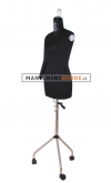 Busto donna sartoriale a taglia variabile con braccio 42-54 - base con ruote