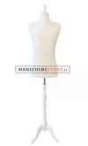 Busto uomo total white TG.52