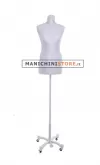 Busto donna Total Gray con base taylor grigio chiaro