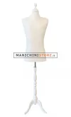 Busto uomo total white TG.48