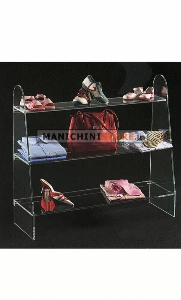Espositore multiuso in plexiglass