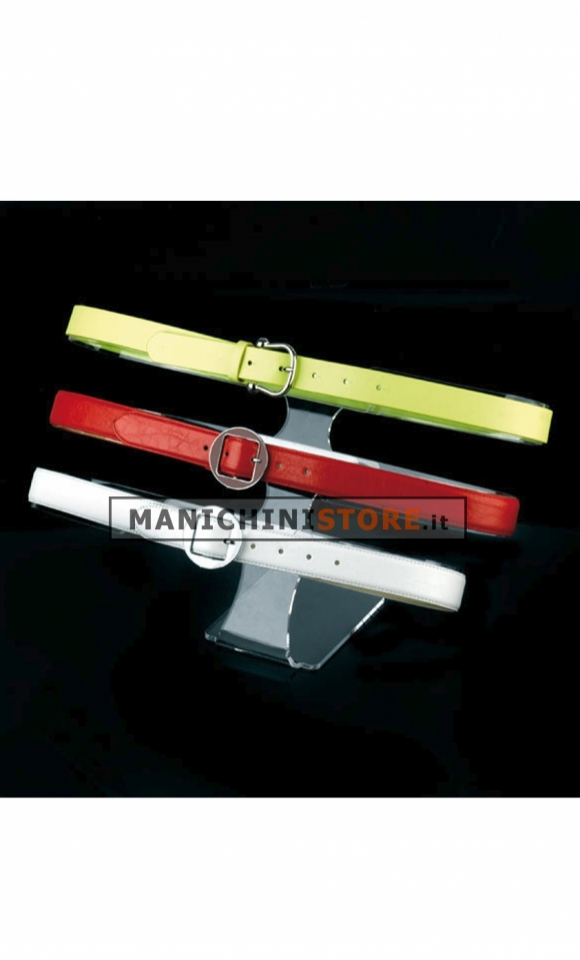 Belt holder display in plexiglass 3