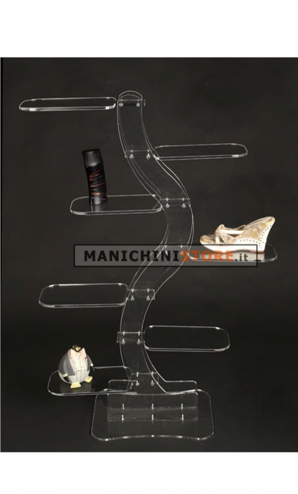 Espositore Piantana multiuso in plexiglass