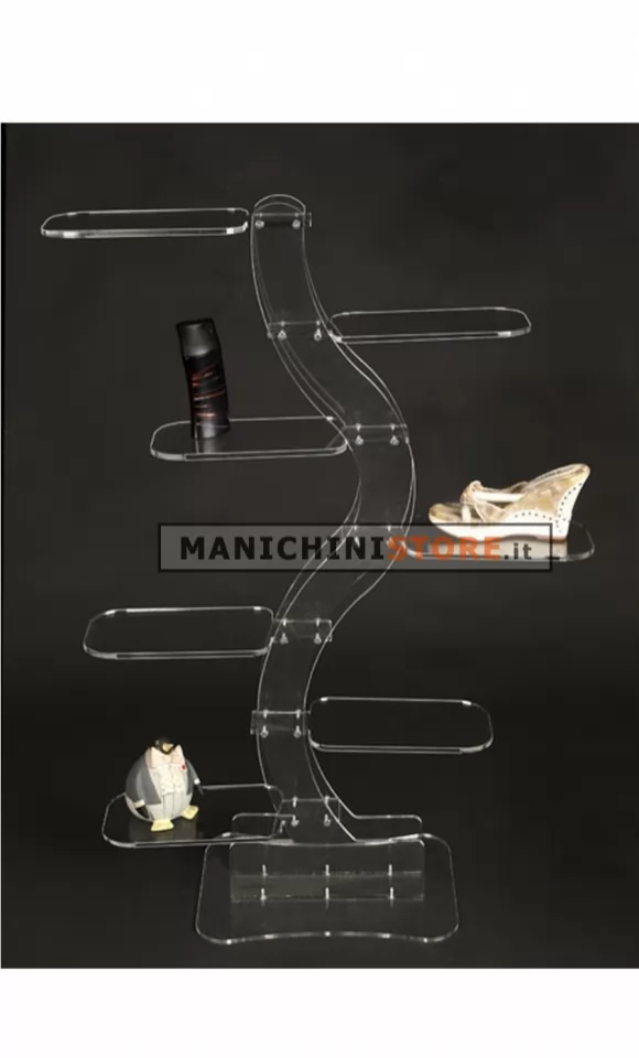 Espositore Piantana multiuso in plexiglass
