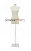 Busto donna in Lino tg. 42 con base cromata