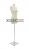 Busto donna in Lino tg. 42 con base cromata