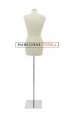 Busto donna in Lino tg. 42 con base cromata