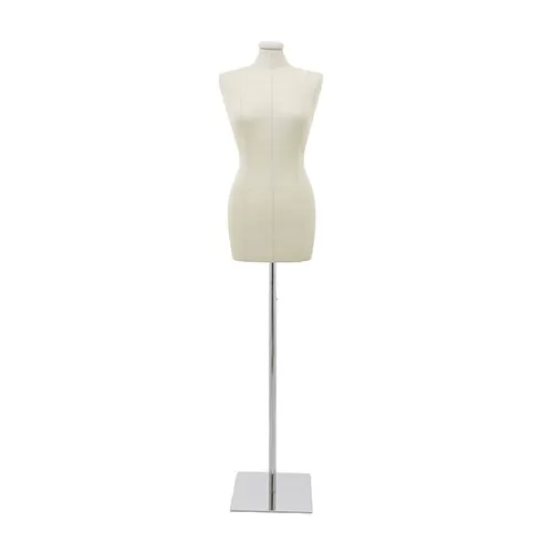 Busto donna in Lino tg. 42 con base cromata
