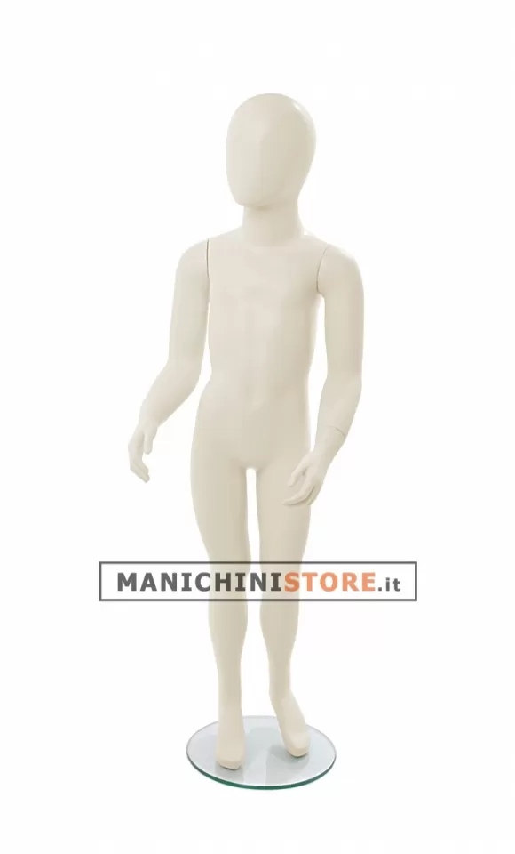 Manichino bambino 4-5 anni avorio