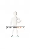Manichino bambino 1 anno bianco lucido