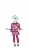 Manichino bambina 2-3 anni "Francy" bianco