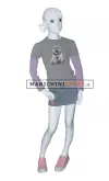 Manichino bambina 6-8 anni "Eleonora" bianco