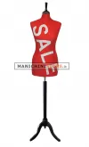 Busto donna SALE con treppiede Nero
