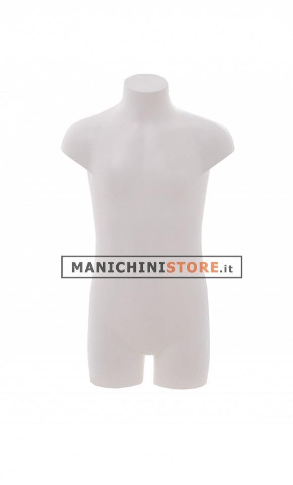 Busto bambino 7-9 anni in plastica