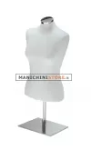 Busto donna da banco in tessuto Bianco