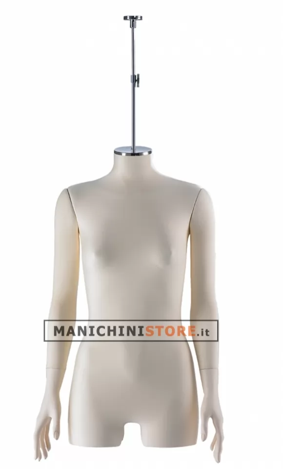 Busto donna con braccia appeso