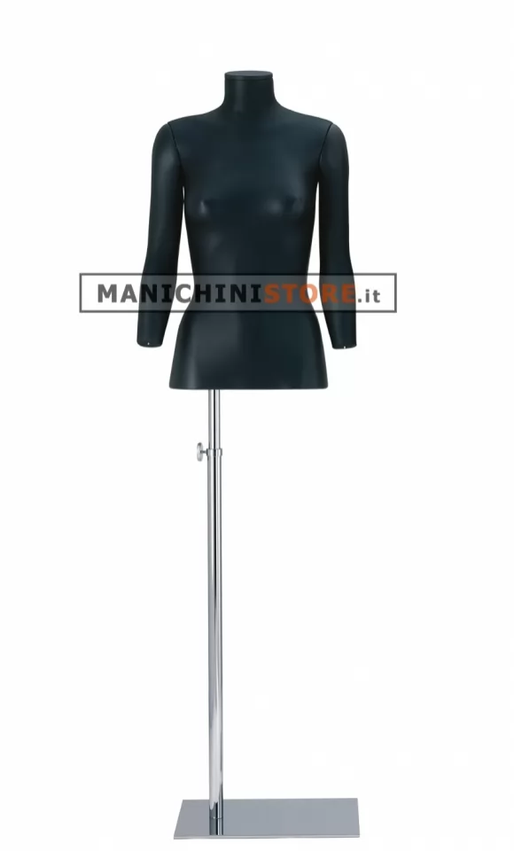 Busto donna Antracite con braccia