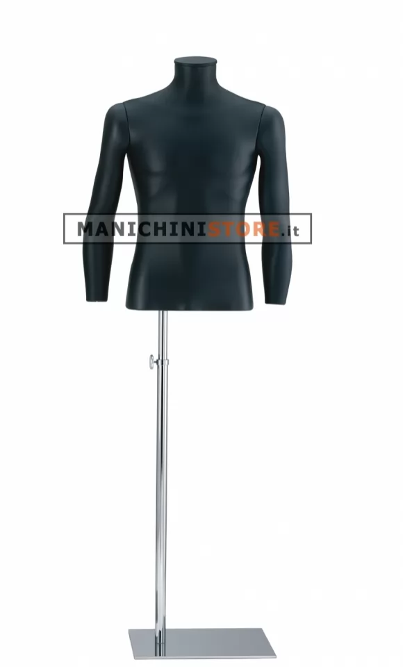 Busto uomo Antracite con braccia