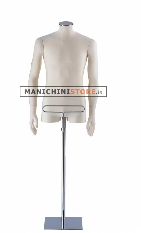 Busto uomo Avorio con braccia