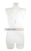 Busto manichino donna trasparente