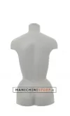 Busto donna da banco in vetroresina grezza - grigio
