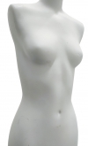 Busto donna da banco in vetroresina grezza - ex noleggio
