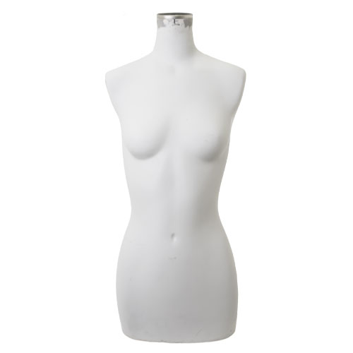 Busto donna da banco in vetroresina grezza - ex noleggio