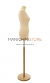 Busto sartoriale donna con base in legno