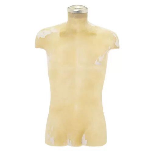 Busto uomo da banco in vetroresina grezza