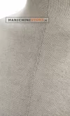 Busto uomo in Lino con base cromata quadra