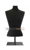 Busto donna black lycra con base da banco