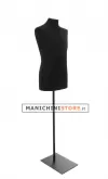 Busto uomo black lycra