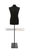 Busto uomo black lycra