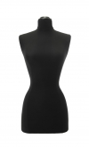 Busto donna da banco in maglina nera
