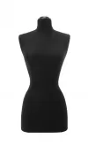 Busto donna da banco in maglina nera