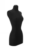 Busto donna da banco in maglina nera