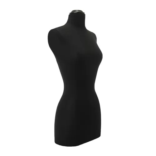 Busto donna da banco in maglina nera