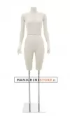 Busto donna sartoriale con gambe - Lino