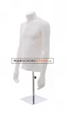 Busto torso uomo da banco con braccia lungo i fianchi TG.48