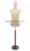 Busto uomo TG.48 con Testa - Avorio
