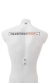 Busto manichino uomo precolorato bianco
