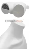 Busto manichino uomo precolorato bianco