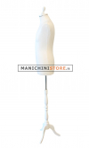 Busto uomo total white TG.48