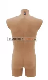 Busto manichino uomo verniciato carne