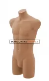 Busto manichino uomo verniciato carne