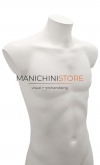 Busto manichino uomo bianco