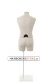 Busto uomo in lino con mezza gamba