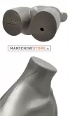 Busto manichino uomo precolorato grigio